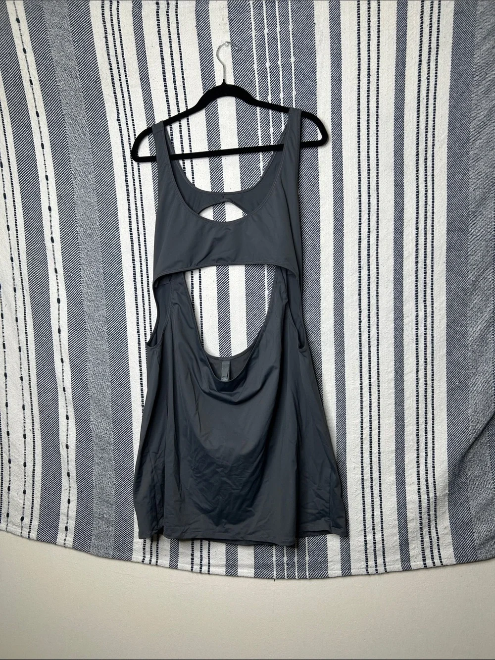 NWT Skims Recycled Swim Cut Out Tank Dress